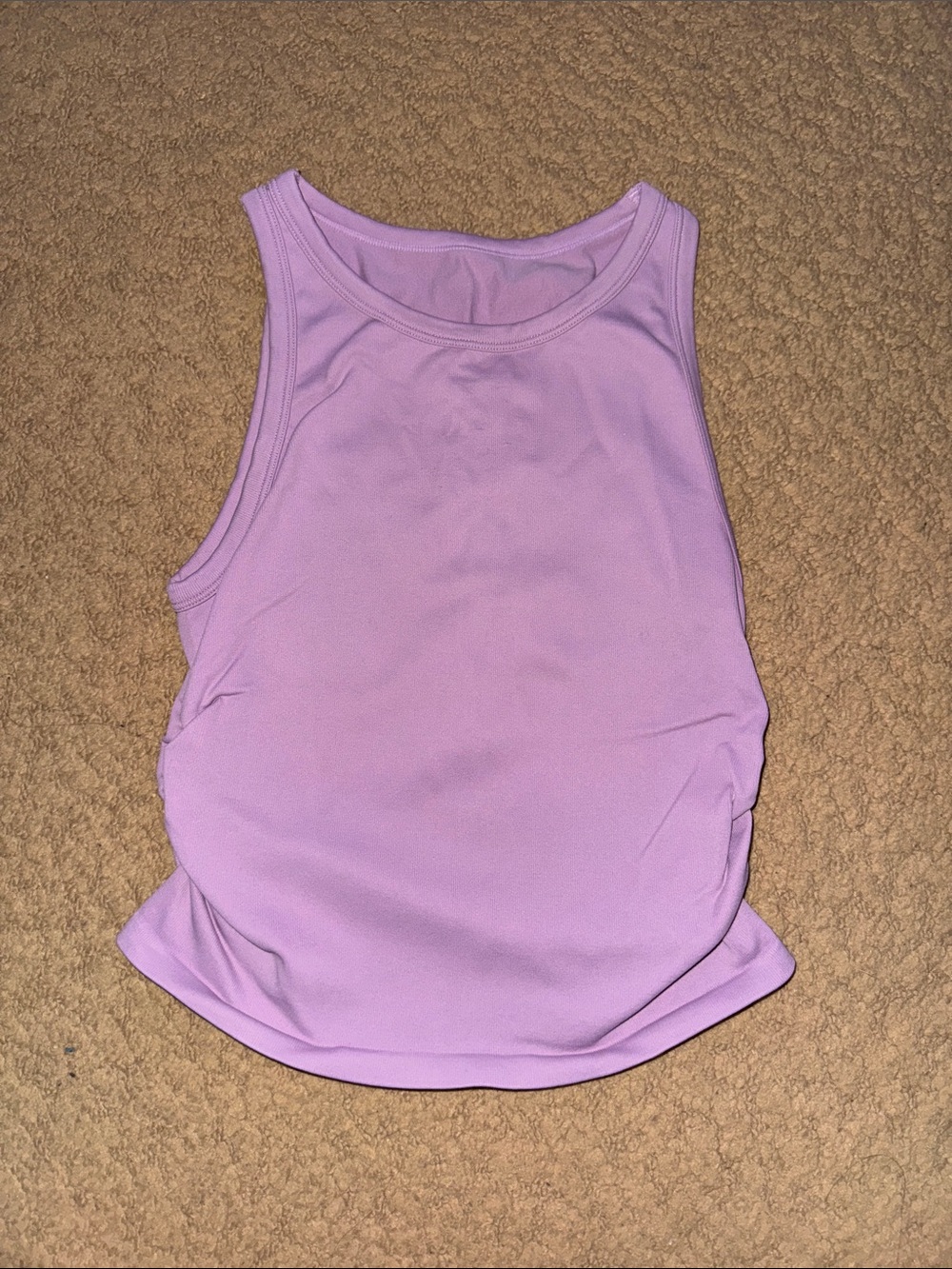 Lilac Ruched Tank Top